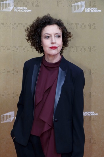 Maria Schrader arriving at the European Film Awards at the House of World Cultures in Berlin on 17