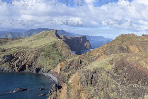 Hiking trail, volcanic peninsula, Ponta de São Lourenço, Ponta de Sao Lourenco, rocky coast, Punta