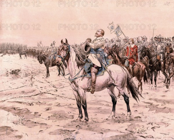 Before the Battle of Lützen on November 6, 1632, Gustav II Adolf, the Swedish king and leader of