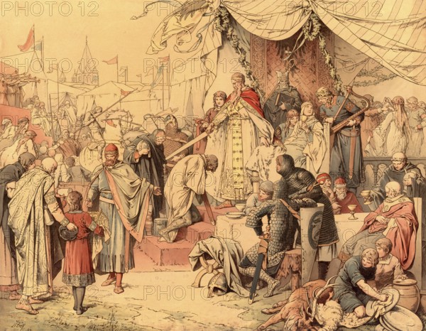 The Diet of Pentecost, Reichstag at Pentecost, was a magnificent imperial festival under Emperor