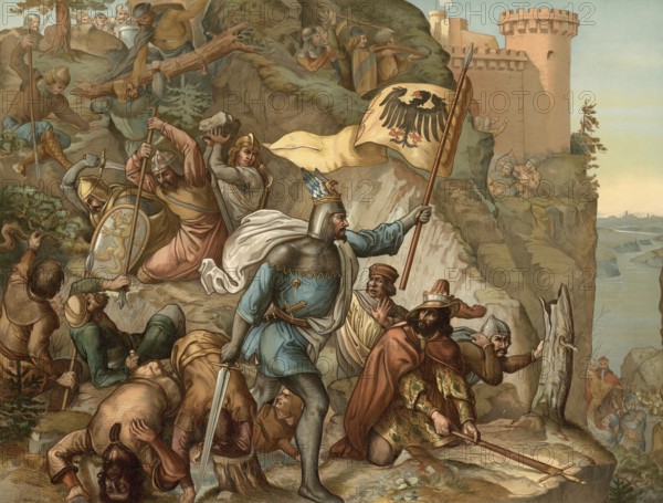In 1155, Otto VI of Wittelsbach, later known as Duke Otto I of Bavaria, saved the imperial army