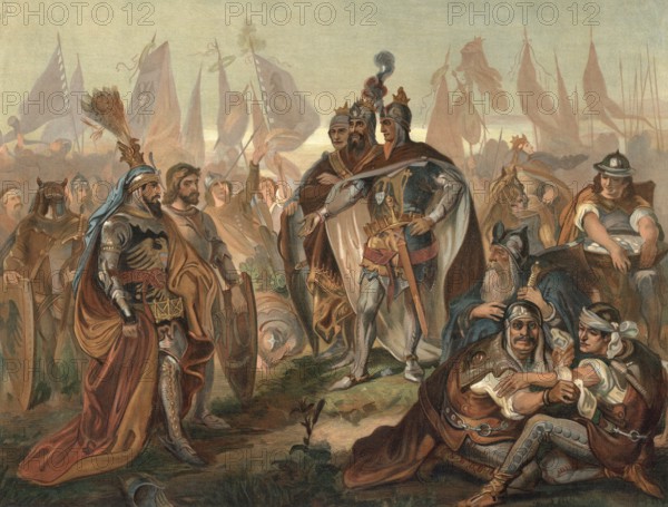 Louis the Bavarian defeated his rival Frederick the Fair of Austria in the decisive battle of