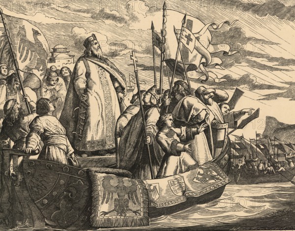 The crusade of Frederick I Barbarossa was part of the Third Crusade and began in 1189, school