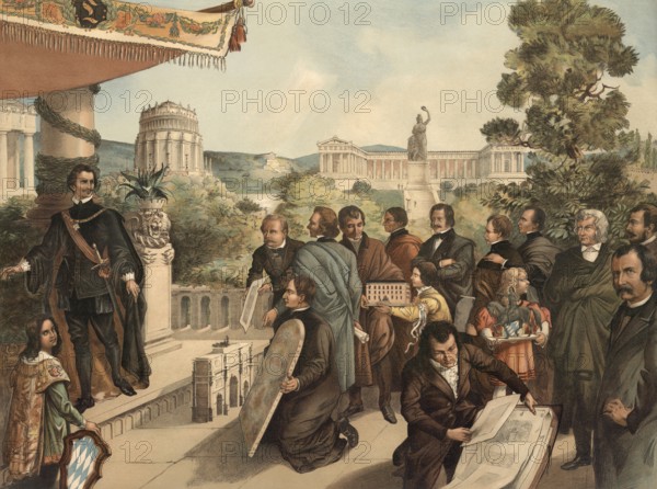 King Ludwig I of Bavaria (reigned 1825 to 1848), transformed Munich into a European metropolis of