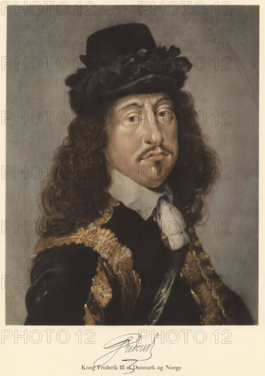 Frederick III of Denmark, Frederik III (1609 - 1670) was King of Denmark and Norway (1648 - 1670),