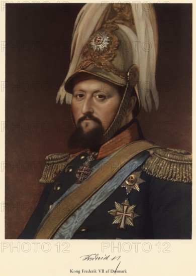 Frederick VII, Frederik VII, (1808 - 1863) was King of Denmark, Duke of Schleswig, Holstein and