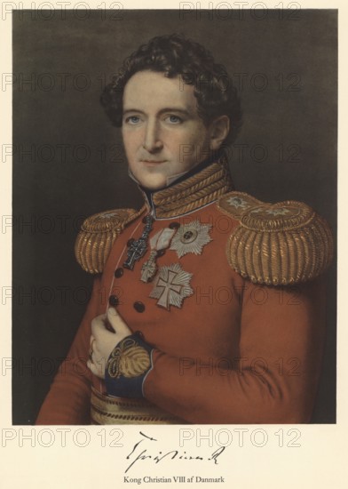 Christian VIII. Frederick (born 18 September 1786, died 20 January 1848) was King of Denmark and
