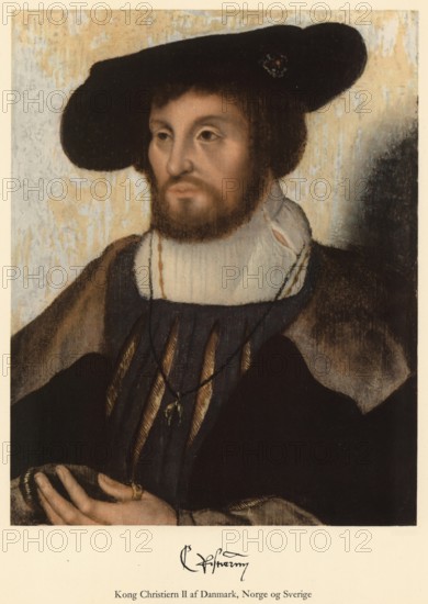 Christian II (b. 1481, d. 1559) was King of Denmark and Norway (1513-1523) and briefly also of