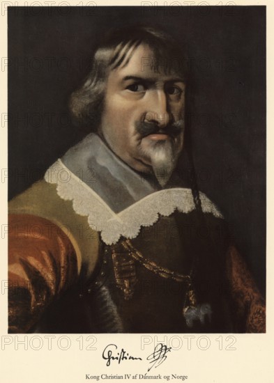 King Christian IV (1577 to 1648) was King of Denmark and Norway and Duke of Holstein and Schleswig