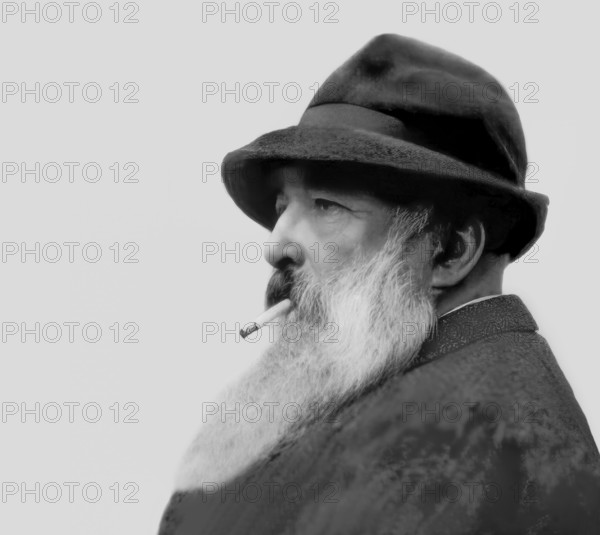 Claude Monet, 1840 – 1926, French painter and founder of Impressionism, digitally optimized based
