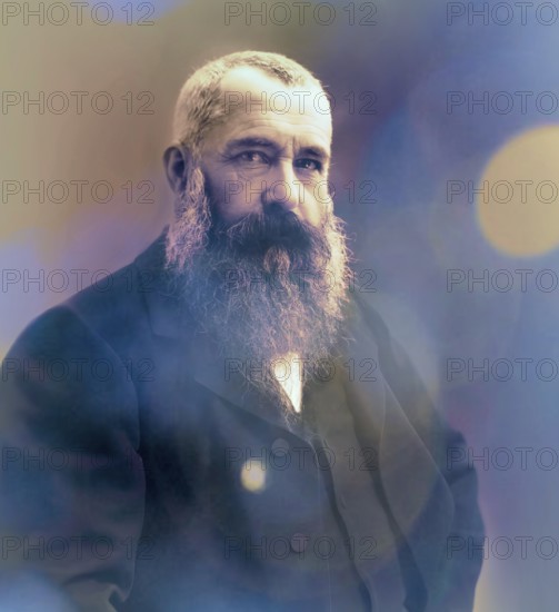 Claude Monet, 1840 – 1926, French painter and founder of Impressionism, digitally optimized based