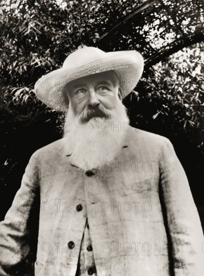 Claude Monet, 1840 – 1926, French painter and founder of Impressionism, digitally optimized based