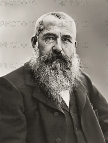 Claude Monet, 1840 – 1926, French painter and founder of Impressionism, digitally optimized based