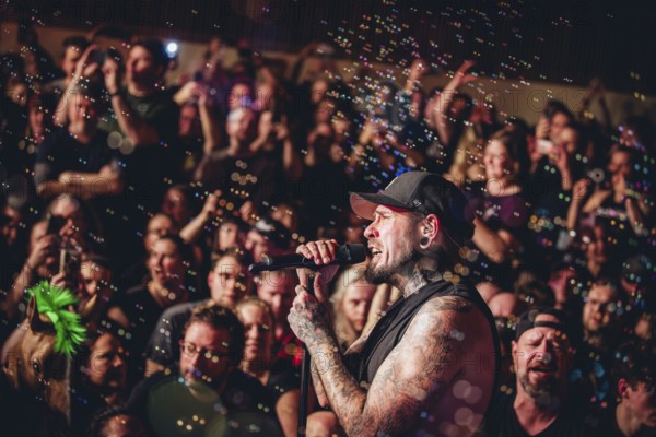 Singer Matthias Engst from Engst live on 10-year anniversary tour tour at Berlin's Astra Kulturhaus
