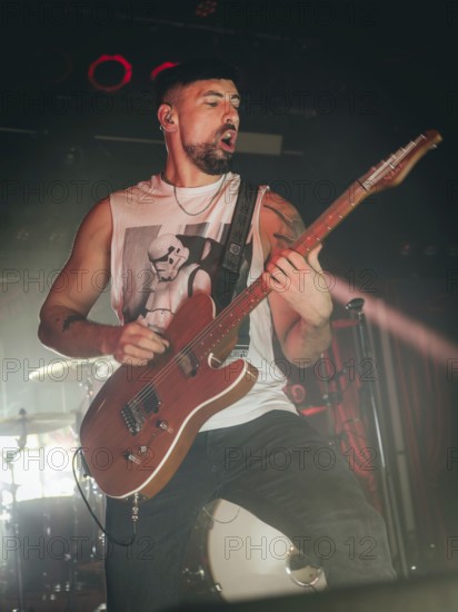 Guitarist Ramin Tehrani from Engst live on 10-year anniversary tour tour at Berlin's Astra