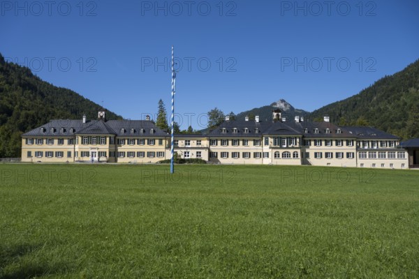 Neues Bad, Hans Seidel Foundation Building, Wildbad Kreuth, Tegernsee Valley, Upper Bavaria,