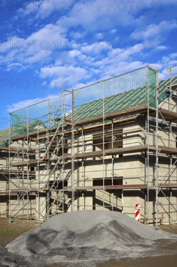 Castrop-Rauxel, North Rhine-Westphalia, Germany - residential construction in the Ruhr area. New