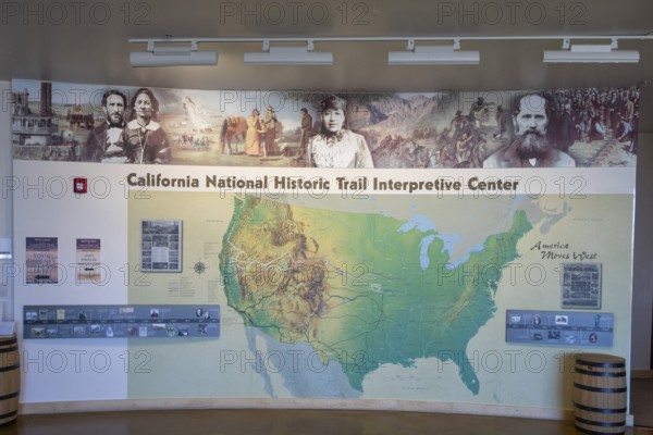 Elko, Nevada - The California Trail Interpretive Center tells the story of the emigrants who
