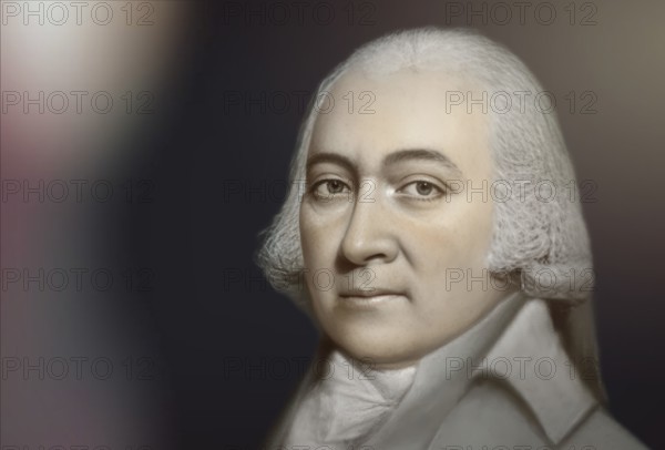 Portrait of John Adams, 1735 - 1826, second President of the United States, digitally optimized,