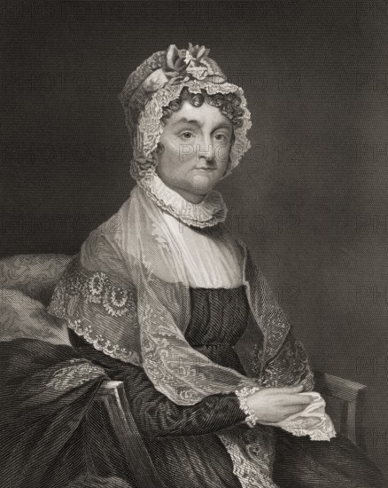 Abigail Smith Adams, 1744 - 1818, wife of John Adams, 1735 - 1826, second President of the United