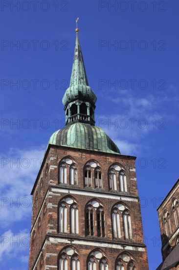 St. Nicholas Church, also St. Nicholas Church, in the urban area of Altstadt, Stralsund,