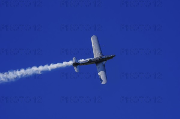 A Pilatus P-2 from Pilatus Flugzeugwerke AG with registration D-ETHN during a flight demonstration