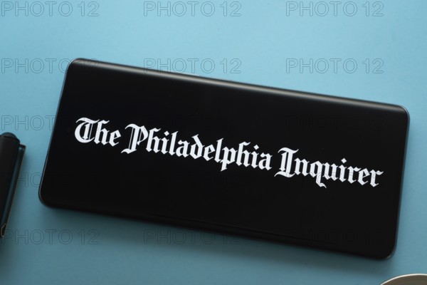 Dhaka, Bangladesh - 18 March 2025: The logo of the philadelphia inquirer is displayed on a