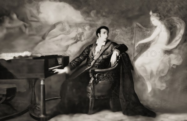 Last Thoughts of Carl Maria von Weber, 1786 - 1826, German composer, conductor and pianist,