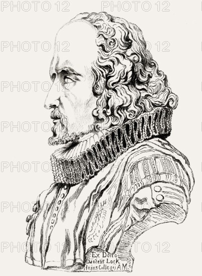 Portrait of Sir Francis Bacon, Baron Baco of Verulam, 1561 - 1626, English lawyer, statesman,