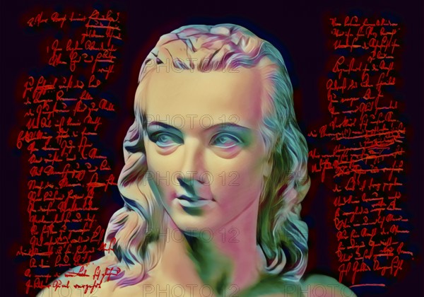 Portrait of Georg Philipp Friedrich Freiherr von Hardenberg, pseudonym and pen name Novalis, 1772 -