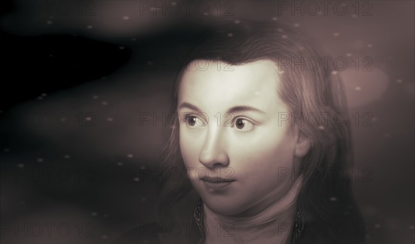 Portrait of Georg Philipp Friedrich Freiherr von Hardenberg, pseudonym and pen name Novalis, 1772 -