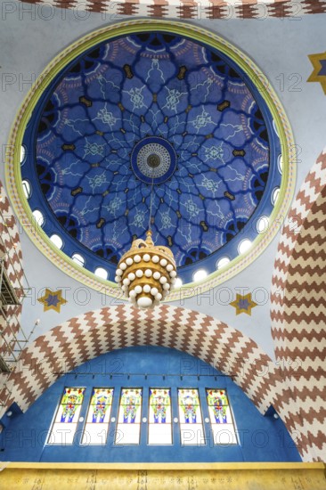 Renovated interior of the Neolog Synagogue converted into a cultural centre by Berlin architect