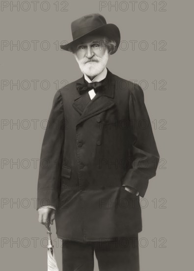 Giuseppe Fortunino Francesco Verdi, 1813 – 1901, Italian composer, digitally edited after a