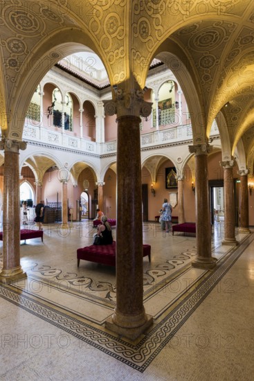 Interior view, Villa Ephrussi de Rothschild, Saint-Jean-Cap-Ferrat, Cap Ferrat, Alpes Maritimes,