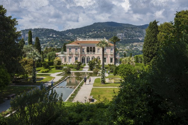Renaissance-style villa and park, Villa Ephrussi de Rothschild, Saint-Jean-Cap-Ferrat, Cap Ferrat,