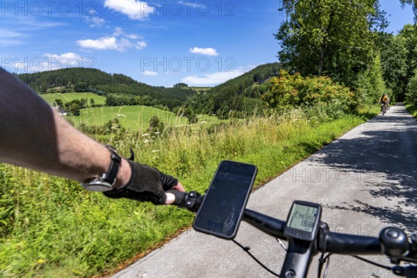 Sauerlandring cycle path, an 84 km long circular cycle path between the towns of Finnentrop,