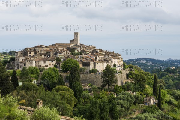 Picturesque mountain village, St. Paul de Vence, Provence Alpes Côte d'Azur, South of France,
