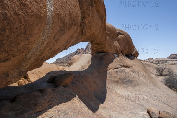 Rock arch, rock formation, Pontok Mountains, Great Spitzkoppe, Spitzkoppe, Great Spitzkoppe Nature