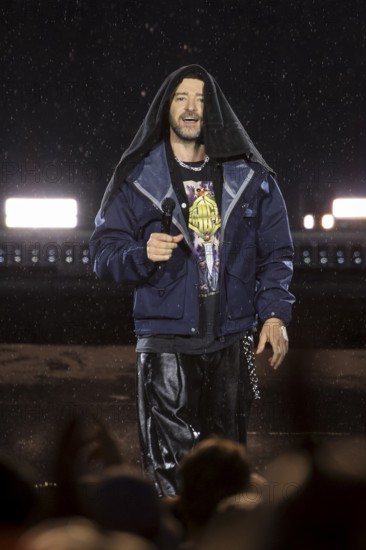 Justin Timberlake at the Lollapalooza Festival in the Olympiastadion and on the Maifeld, Berlin,