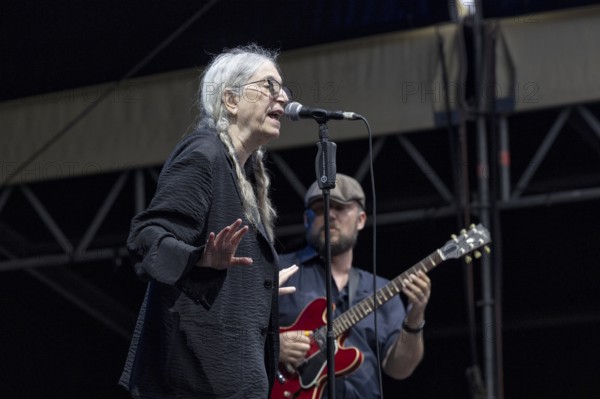 Patti Smith, singer, songwriter, USA, Patti Smith Quartet, open air at the Citadel Music Festival,