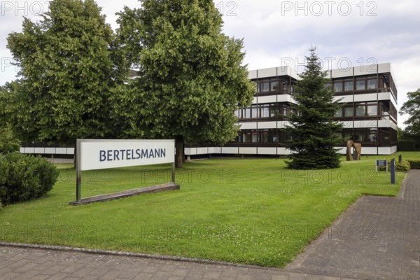Gütersloh, North Rhine-Westphalia, Germany - BERTELSMANN, Head Office of Bertelsmann SE & Co. KGaA.