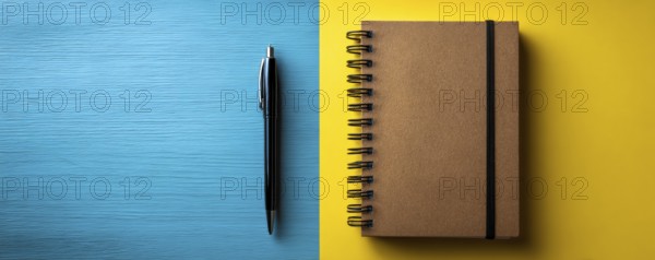 Minimalistic flat lay of office workflow productivity tools that improve efficiency and saving time