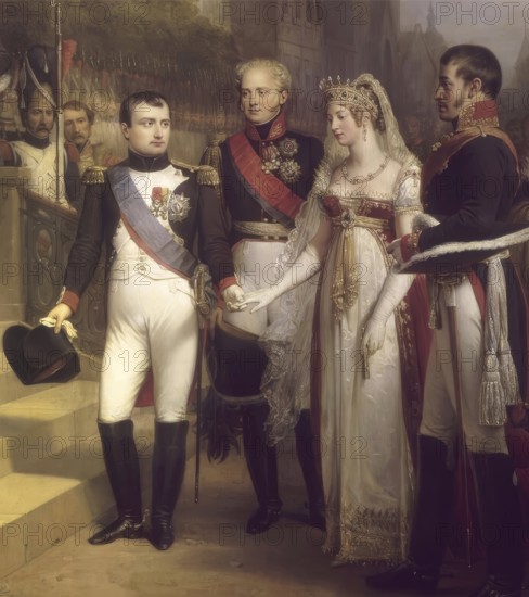 The Treaties of Tilsit, Napoleon, Alexander I of Russia, Queen Louise of Prussia, and Frederick