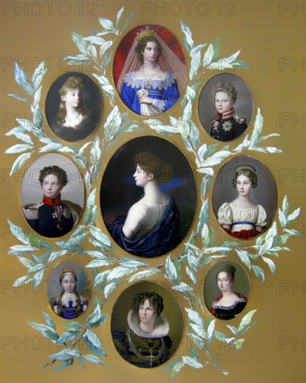 The Queen of Prussia with their children, Louise of Mecklenburg-Strelitz, Luise Herzogin zu