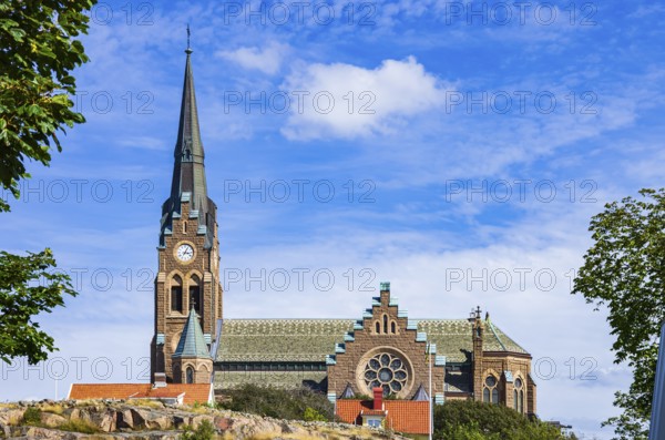 The church of Lysekil (Lysekils Kyrka) on Rosviksberg, Lysekil, Bohuslän, Västra Götalands län,