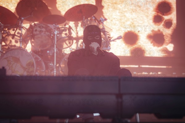 M. Shadows (Matthew Charles Sanders), singer of Avenged Sevenfold live at the Zitadelle Spandau in