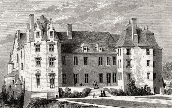 Le château du Buron, Pays de la Loire, Département Loire-Atlantique, Commune Vigneux-de-Bretagne,