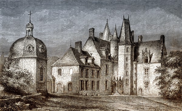 The château des Rochers-Sévigné, near Vitré in Ille, France, former Breton residence of Marie de
