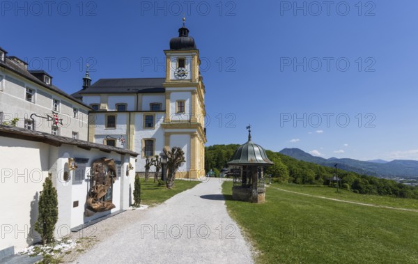 Maria Plain pilgrimage church, baroque church, Bergheim near Salzburg, Flachgau, Salzburger Land,