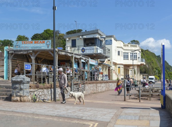 Teign Bean cafe, National Coastwatch, Teign Corinthian Yacht Club, Eastcliff, Teignmouth, south
